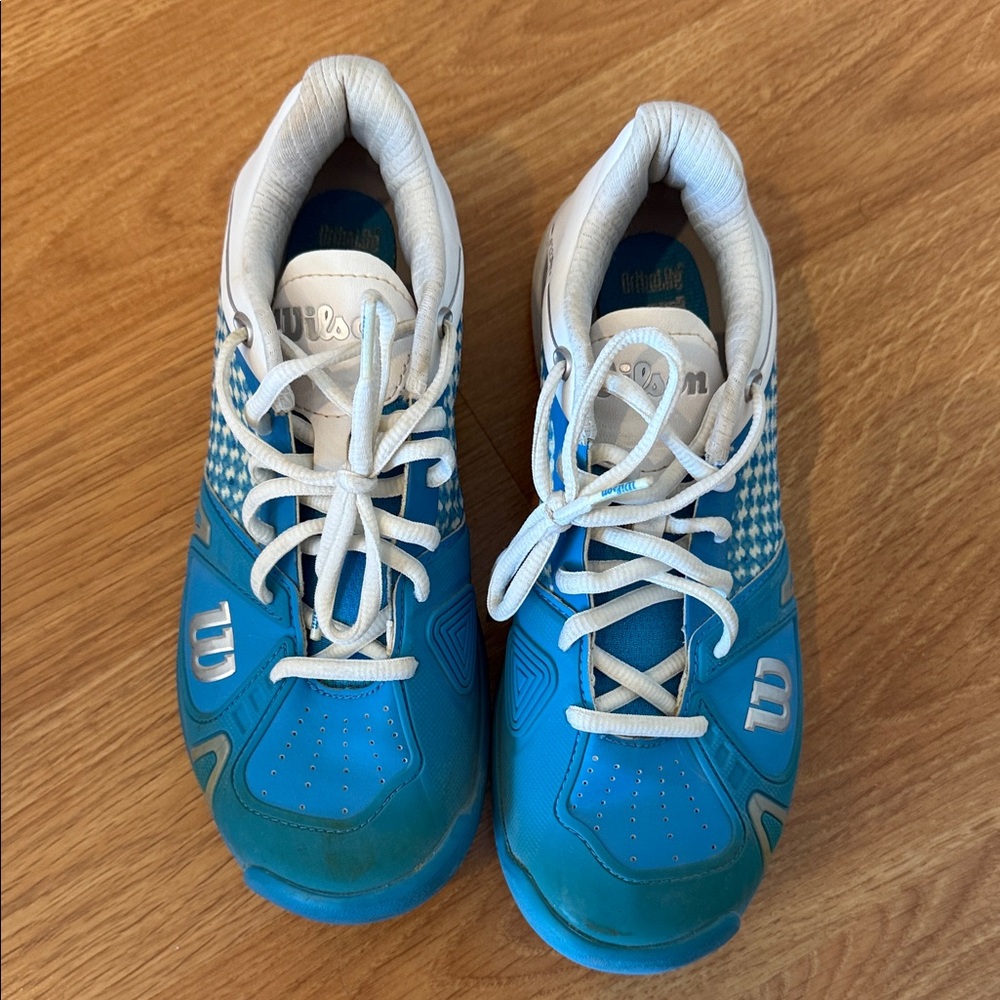 Wilson Tennis Blue and White Sneakers
